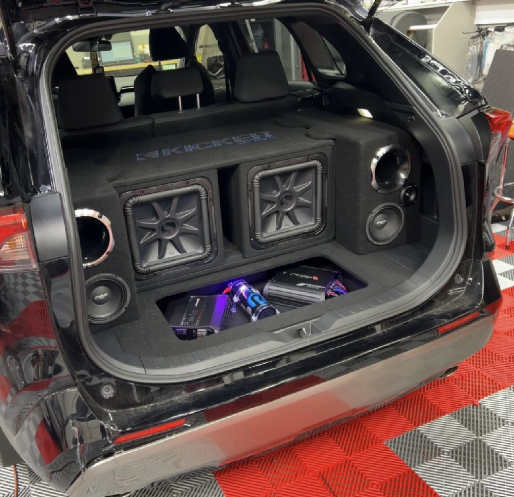 Custom car audio system installation in Malden, MA