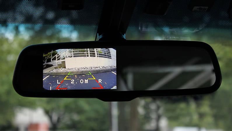 rearview mirror backup camera