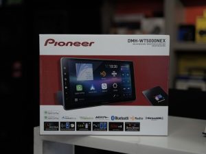 Double-DIN Car Stereo with Backup Camera
